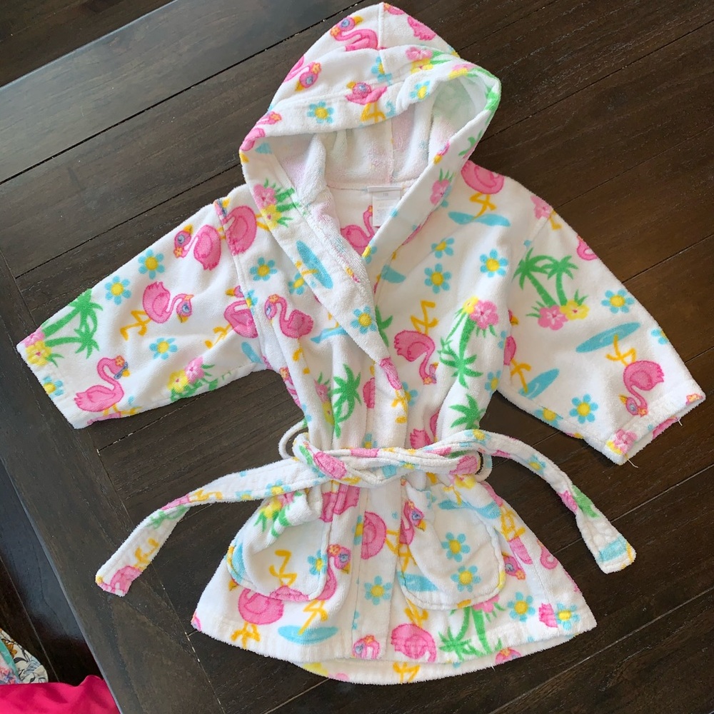 Child’s flamingo robe